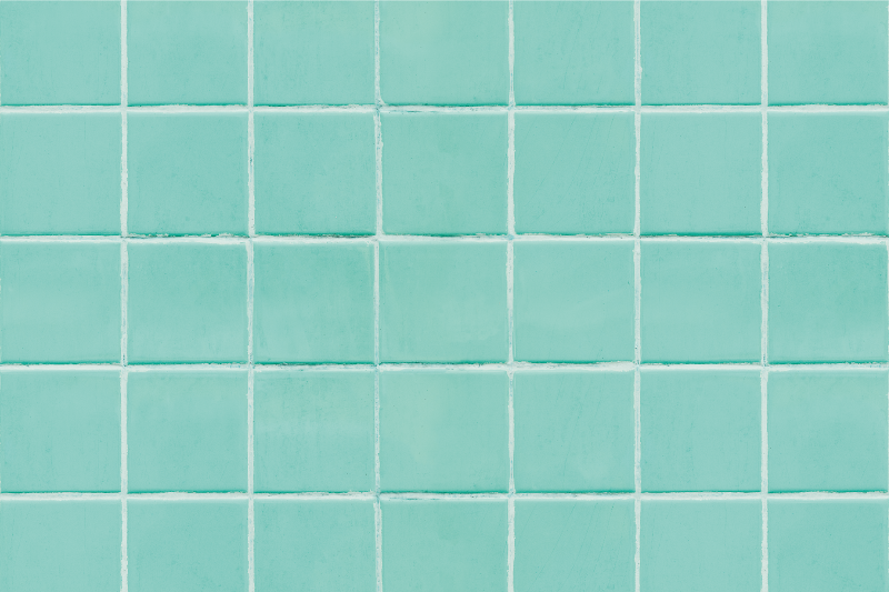 Turquoise tiled surface teksturni pogrinjek - TenStickers