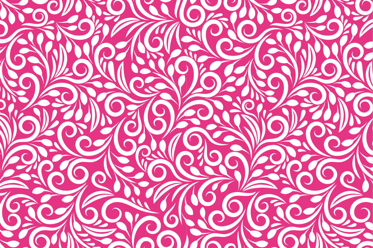 Floral swirl pattern teksturna pogrinjek - TenStickers