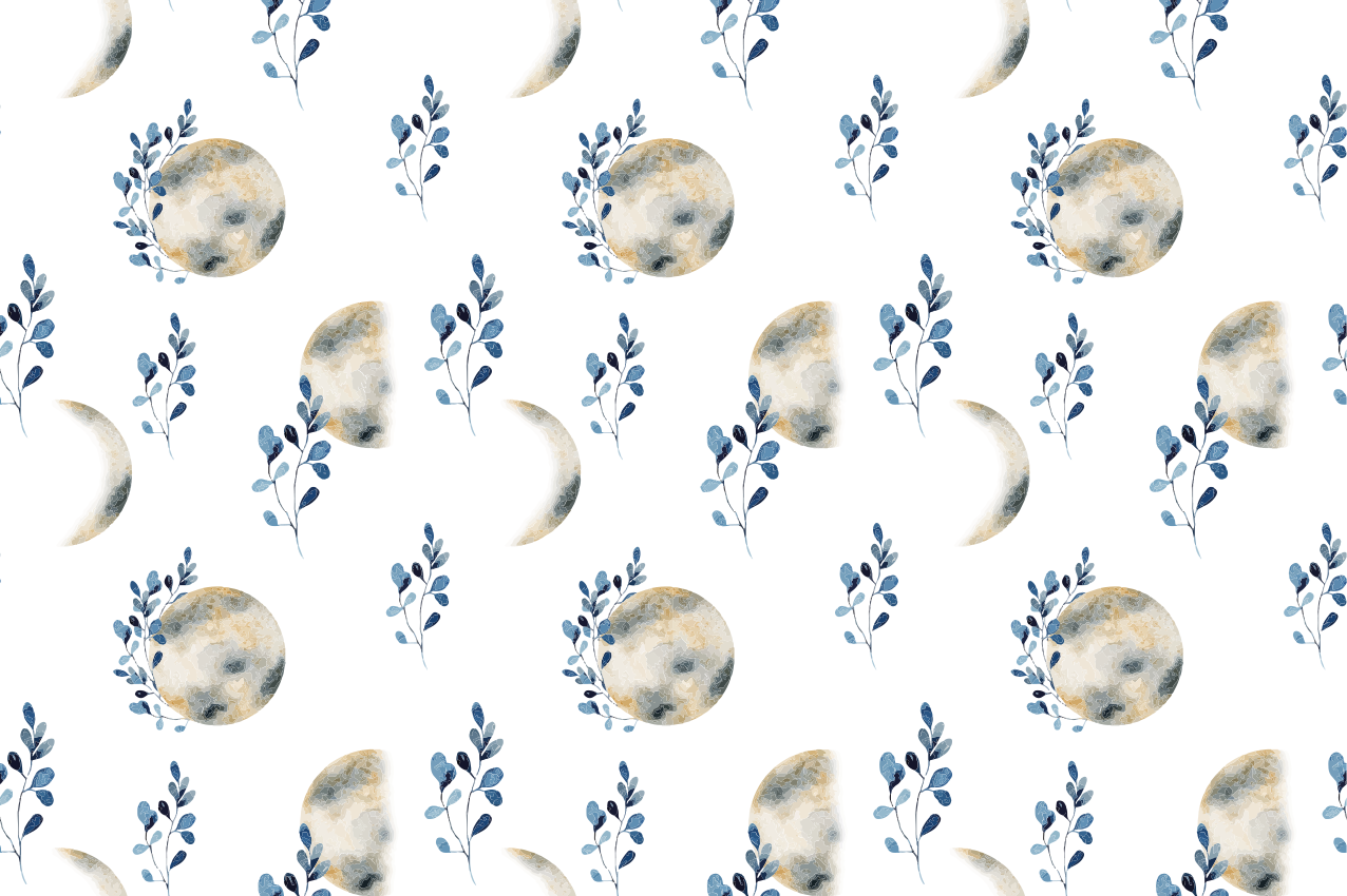 Celestial moon patterns izvirna jedilna podloga - TenStickers