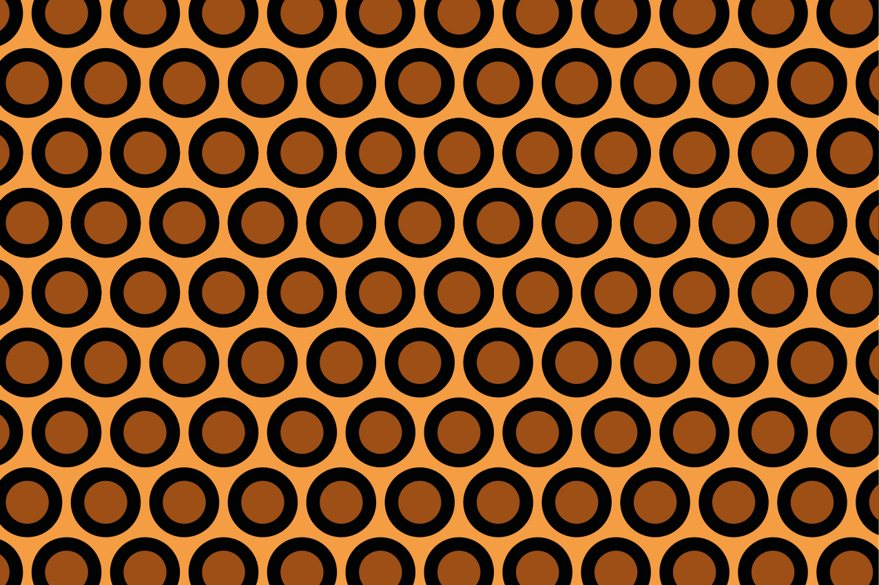 Circular pattern motif moderno pogrinjanje - TenStickers