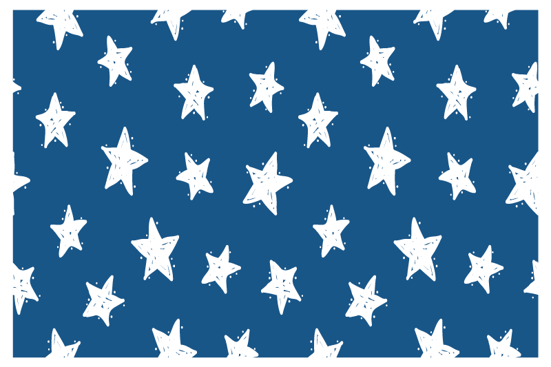 Star pattern background izvirna jedilna podloga - TenStickers