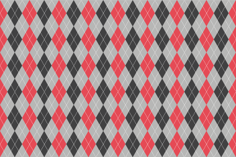 Geometric argyle pattern teksturna pogrinjek - TenStickers