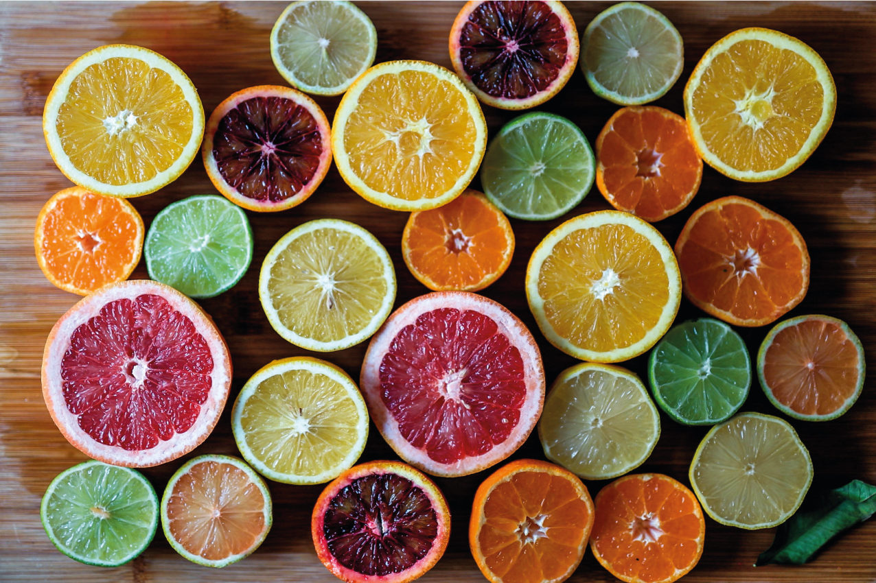 Citrus fruit arrangement izvirna jedilna podloga - TenStickers