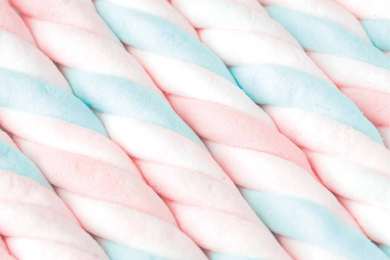 Twisted cotton candy izvirna jedilna podloga - TenStickers