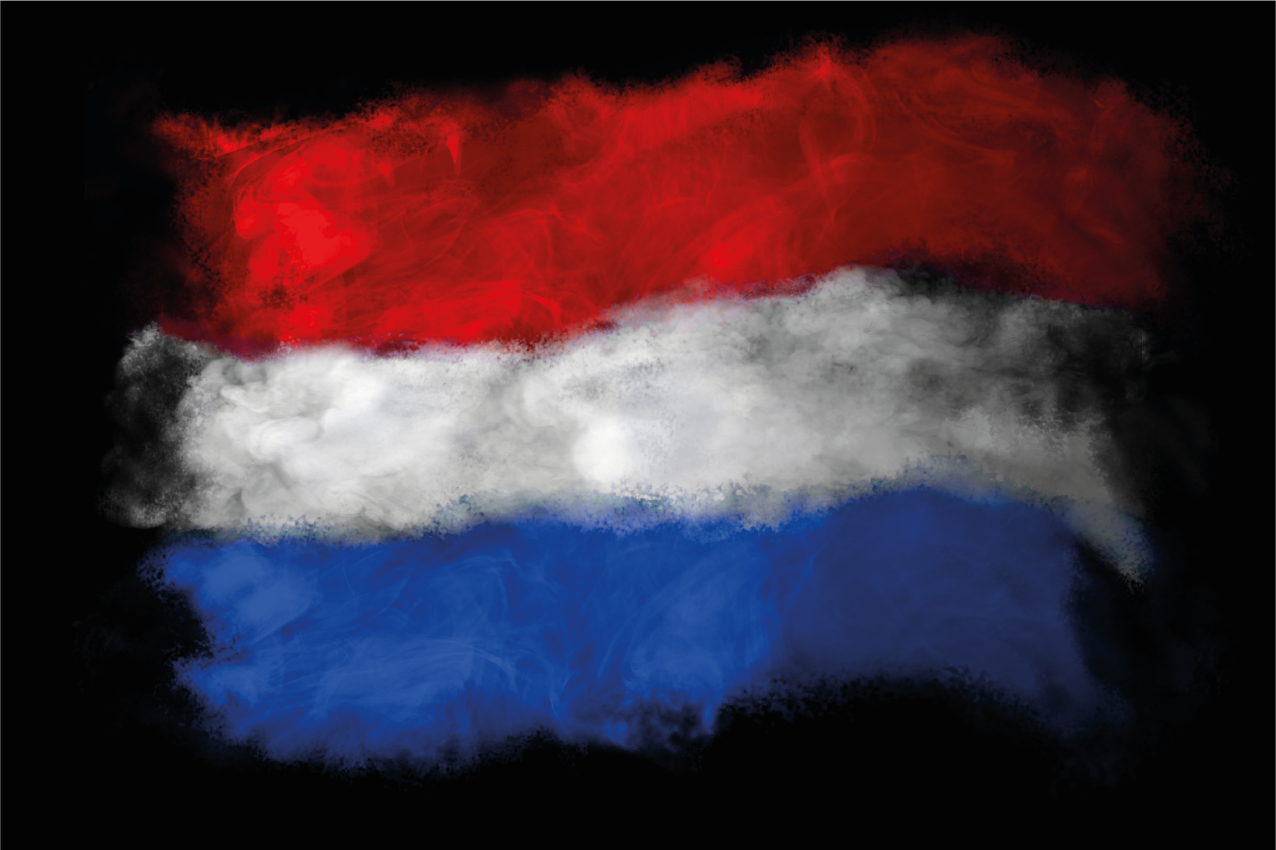 Netherlands flag pattern izvirna jedilna podloga - TenStickers
