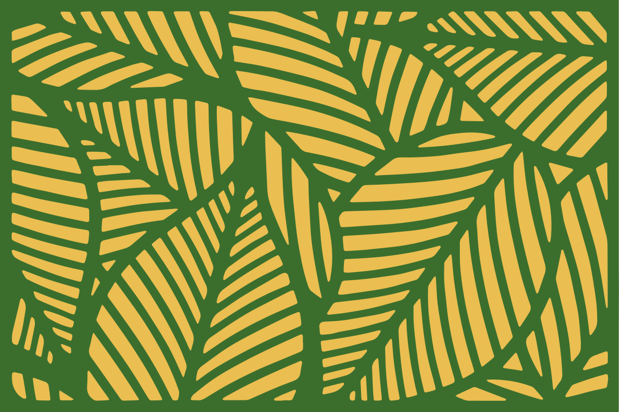 Leaf pattern overlay teksturna pogrinjek - TenStickers