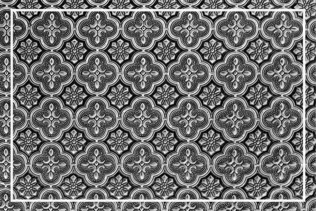 Intricate patterned surface teksturna pogrinjek - TenStickers