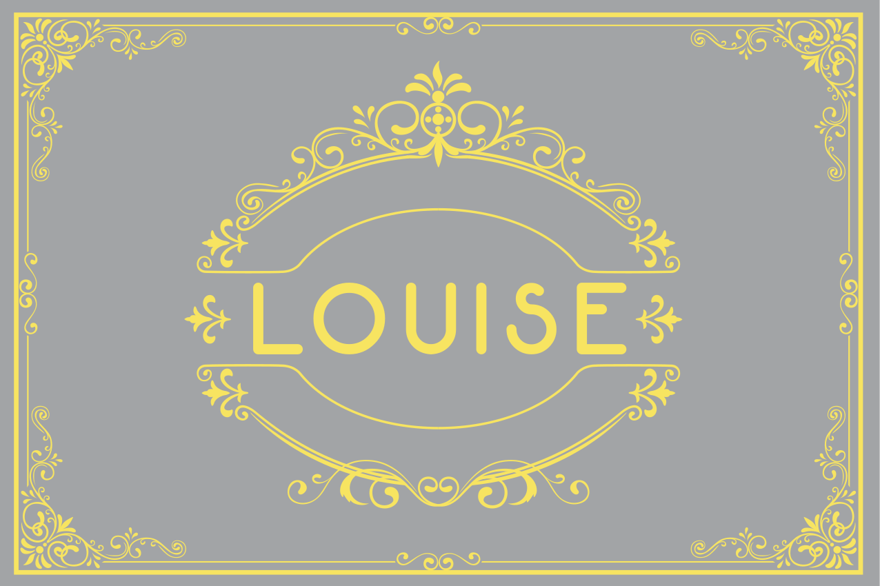 Elegant name display za pogrinjek z imenom - TenStickers