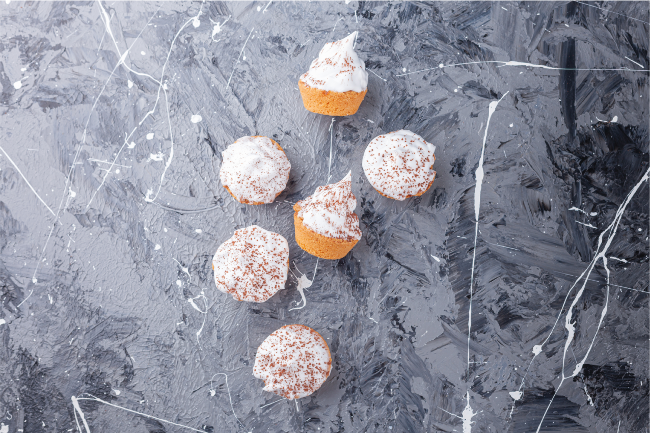 Delicious mini cupcakes z izvirno jedilno podlogo - TenStickers