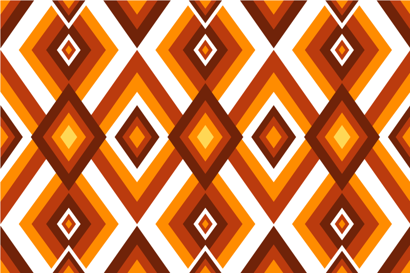 Geometric diamond pattern izvirna jedilna podloga - TenStickers