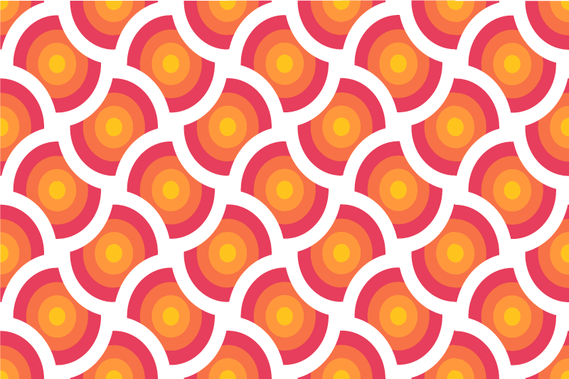 Colorful patterned surface izvirna jedilna podloga - TenStickers