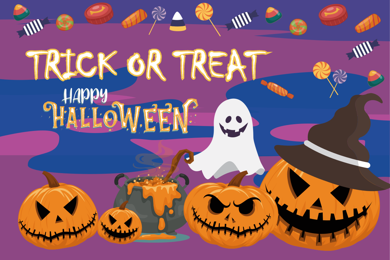 Trick treat table pogrinjek za čarobne trenutke - TenStickers