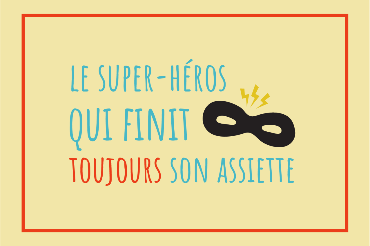 Superhero plate inspiration otroški pogrinjek za mizo - TenStickers