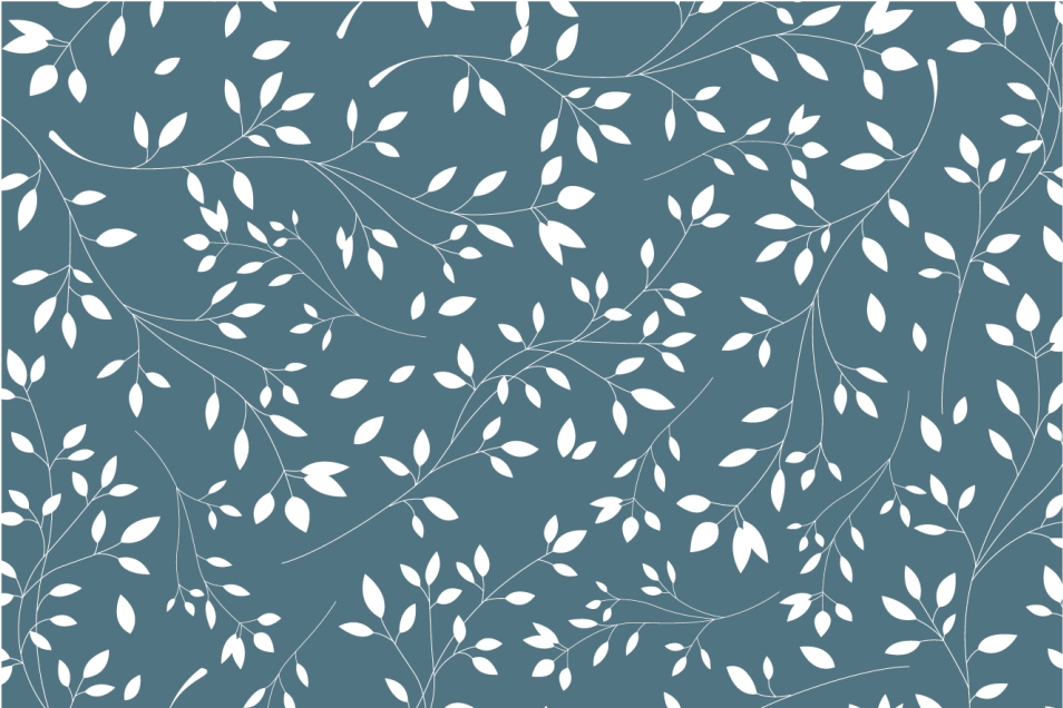 Lush leaf pattern teksturna pogrinjek - TenStickers