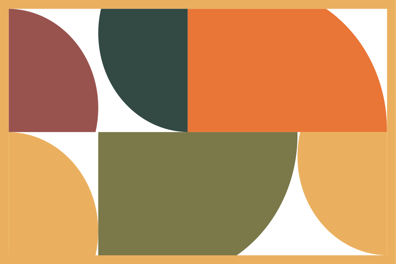 Stylish geometric shapes za moderno mizo - TenStickers