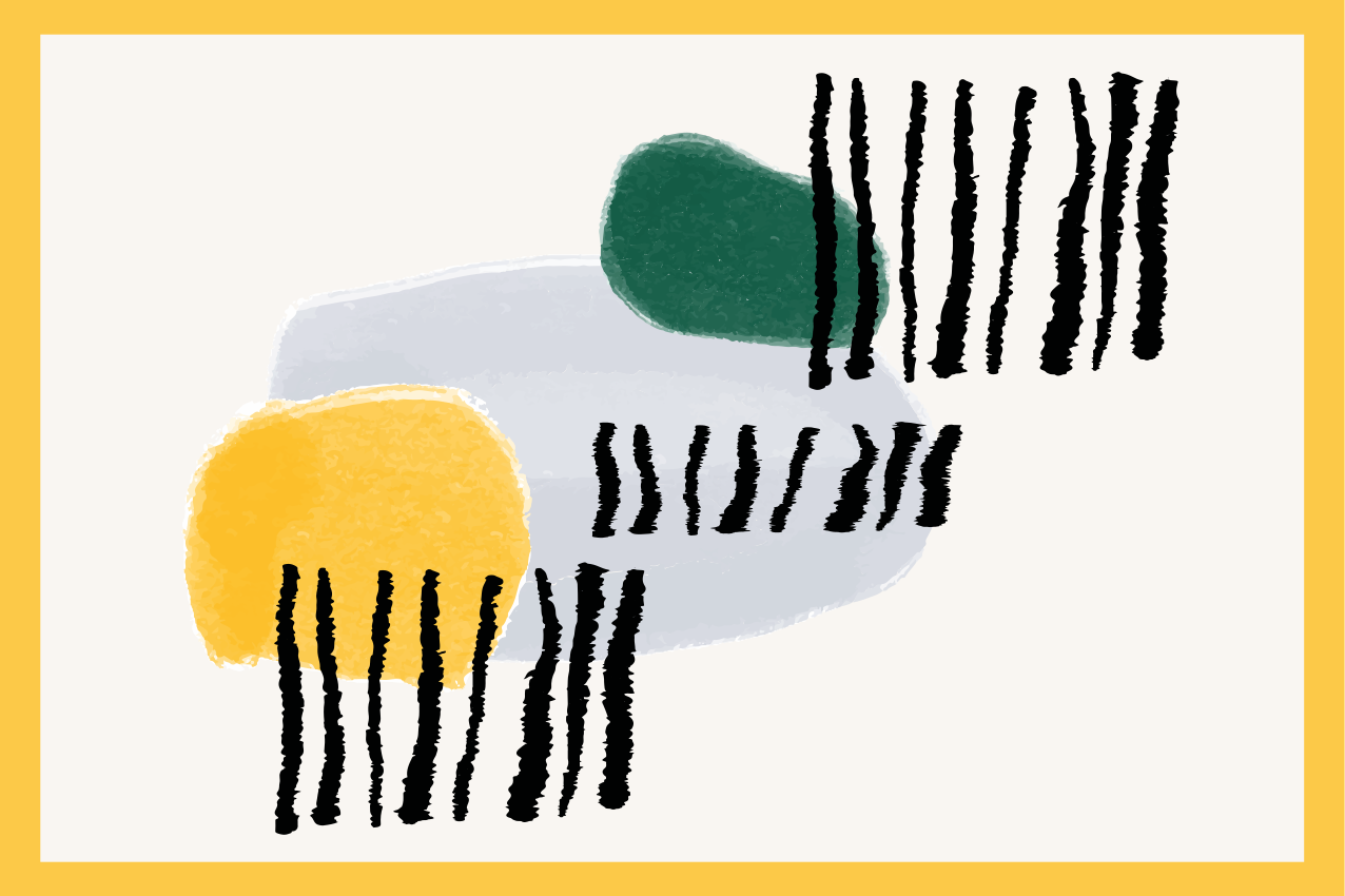 Živahne geometrijske oblike za moderno mizo - TenStickers