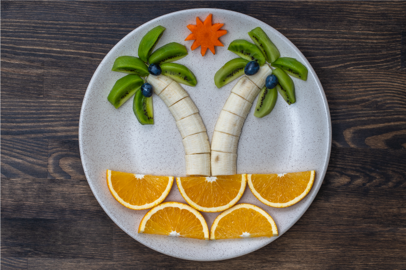 Tropical fruit arrangement izvirna jedilna podloga - TenStickers
