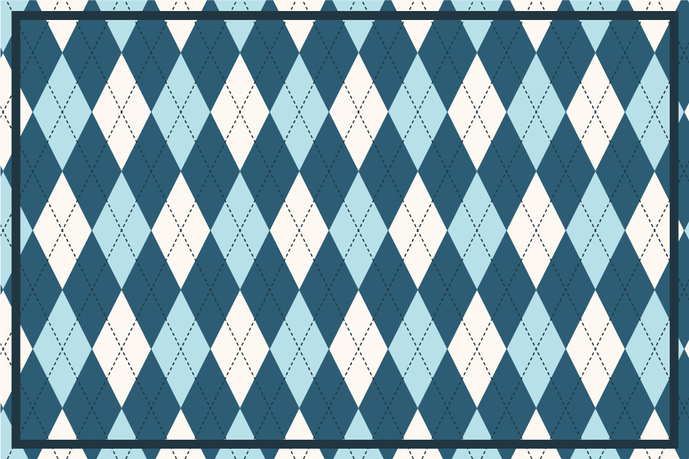 Harlequin pattern style moderno prekrivanje mize - TenStickers