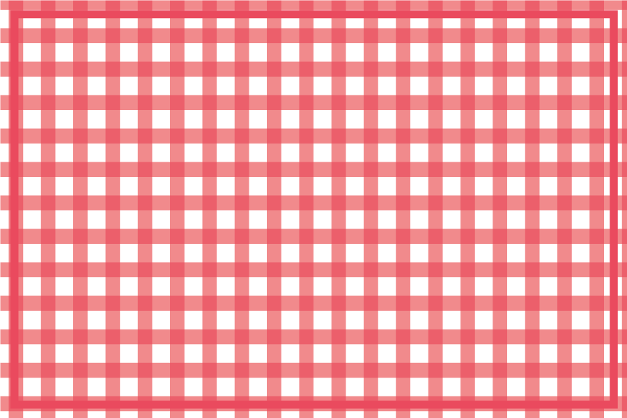 Checkered red pattern teksturna pogrinjek - TenStickers
