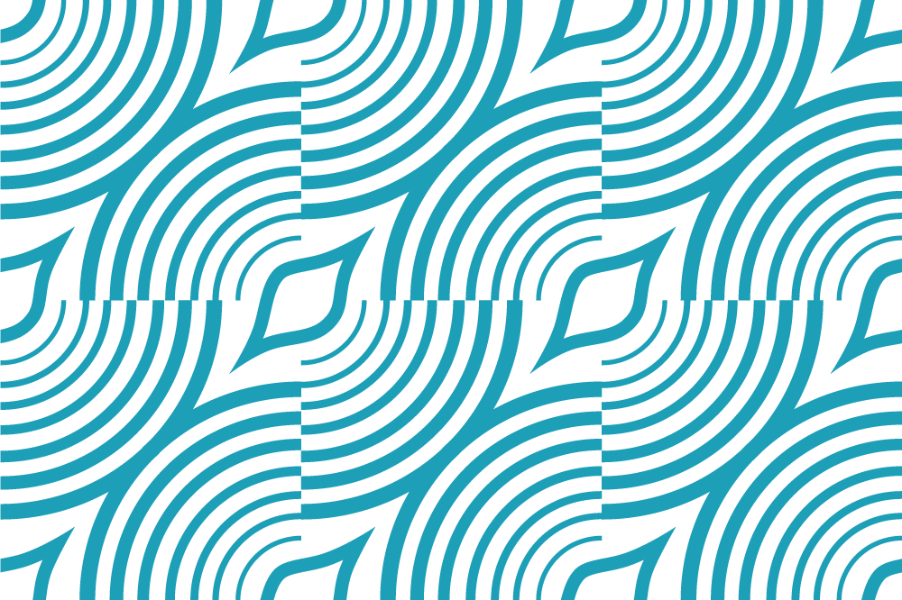 Morski vzorec modre črte originalni pogrinjki - TenStickers