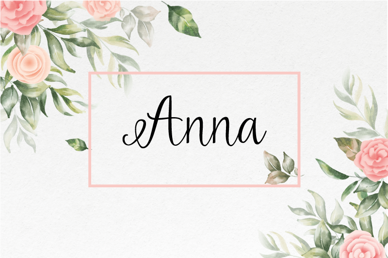 Floral customizable placemats pogrinjek z imenom - TenStickers