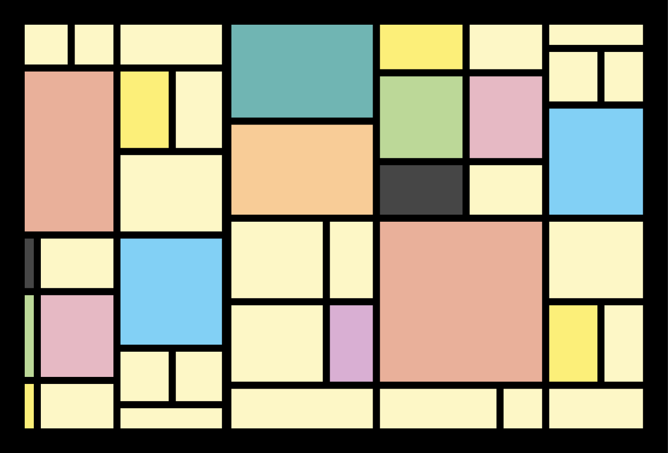 Geometrijski abstraktni vzorec modernih prtov - TenStickers