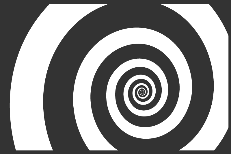 Spiral optical effect teksturna pogrinjek - TenStickers