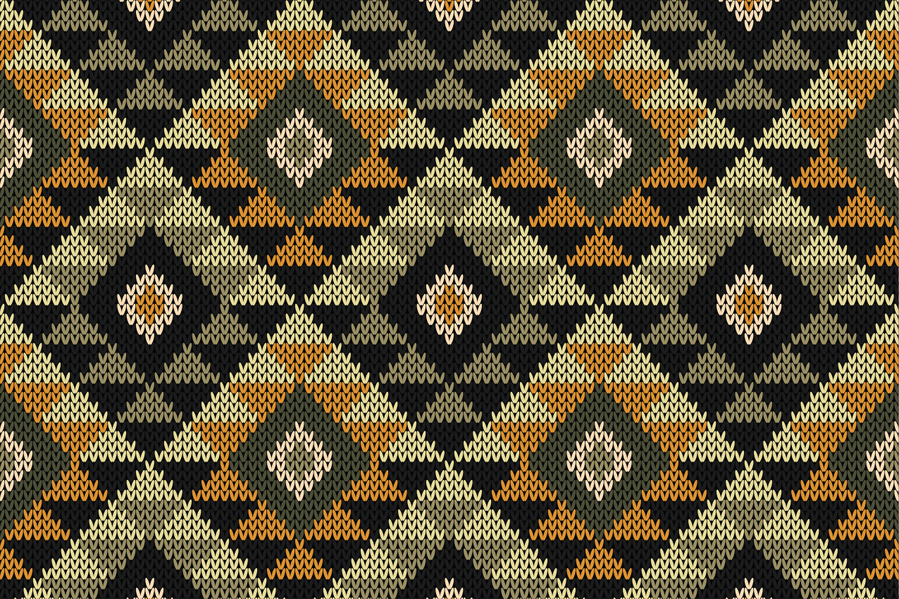 Chic geometric motif teksturni pogrinjek - TenStickers