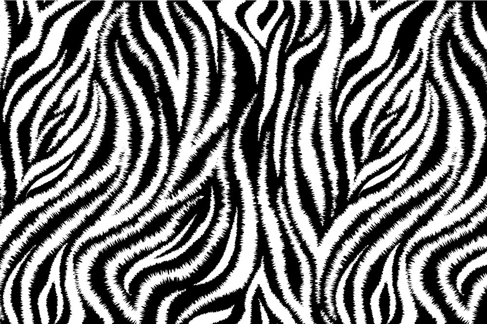 Zebra pattern motif teksturna pogrinjek - TenStickers