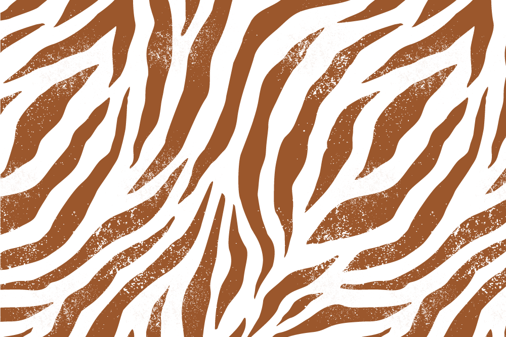 Zebra pattern table cover teksturna pogrinjek - TenStickers