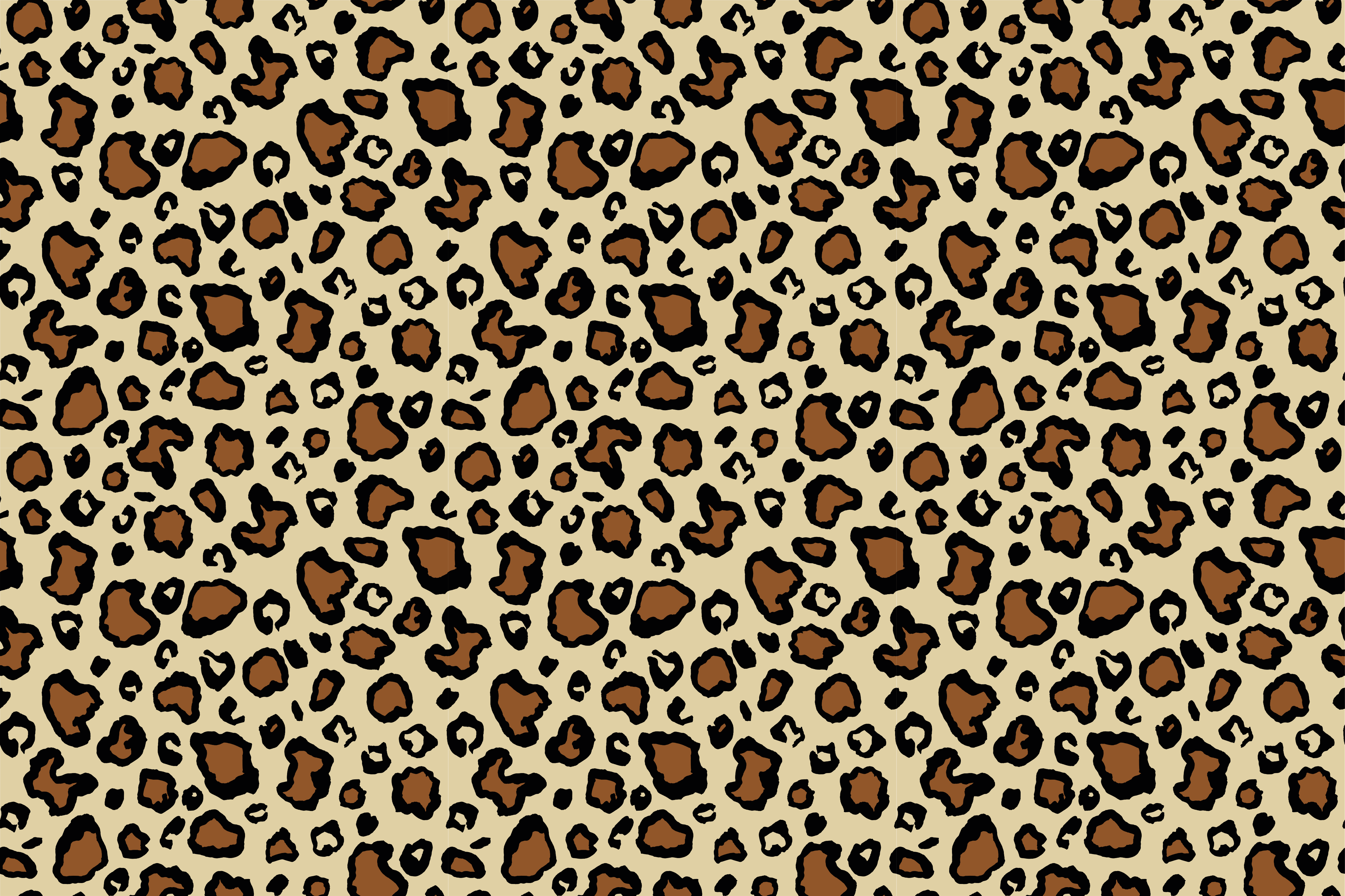 Leopard print motif teksturna pogrinjek - TenStickers