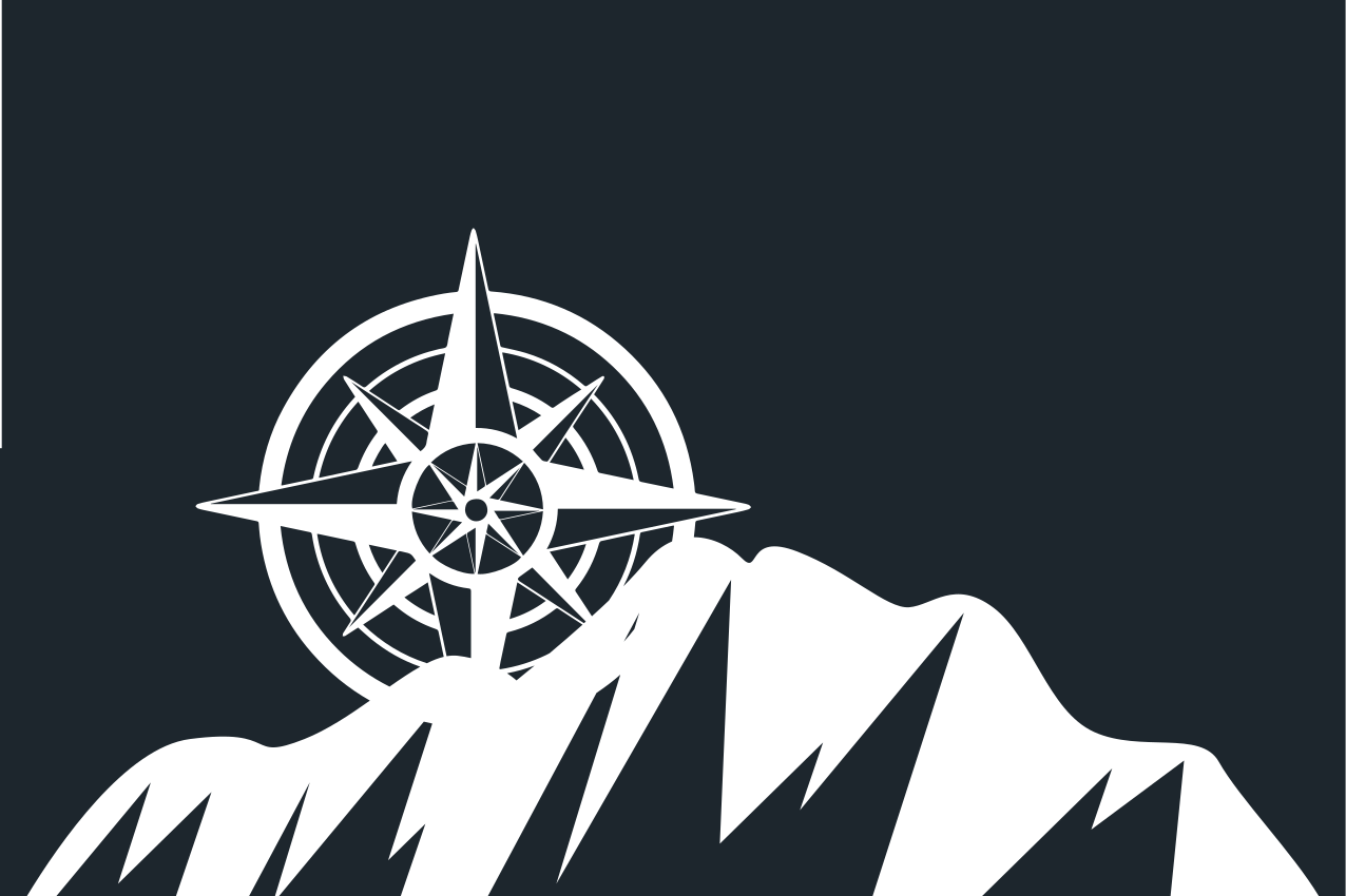 Mountain compass design pogrinjek s citati - TenStickers