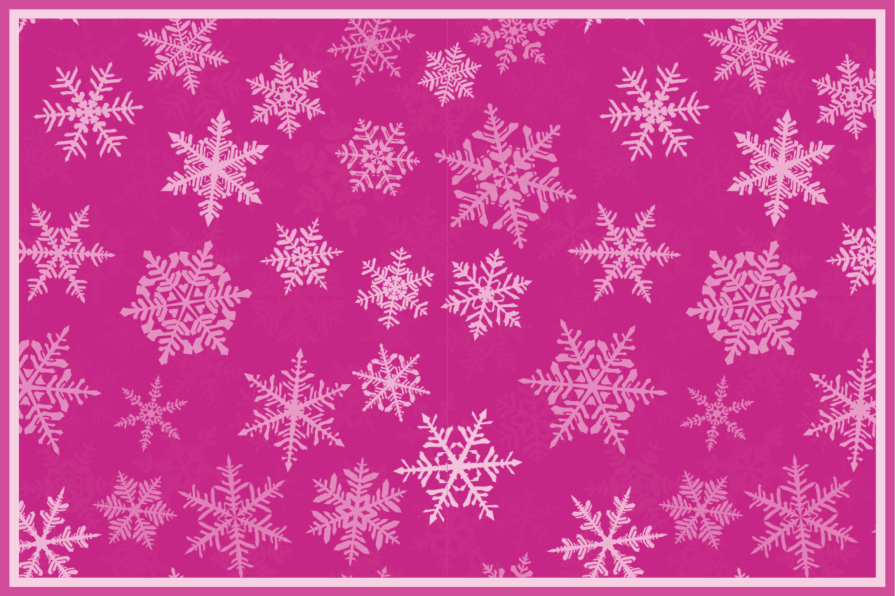Snowflake textured finish božični pogrinjek - TenStickers