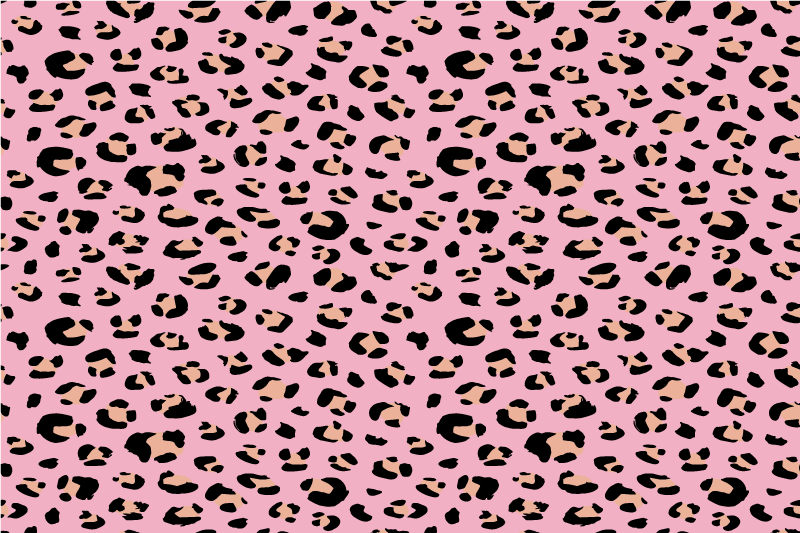 Leopard print aesthetic izvirna jedilna podloga - TenStickers