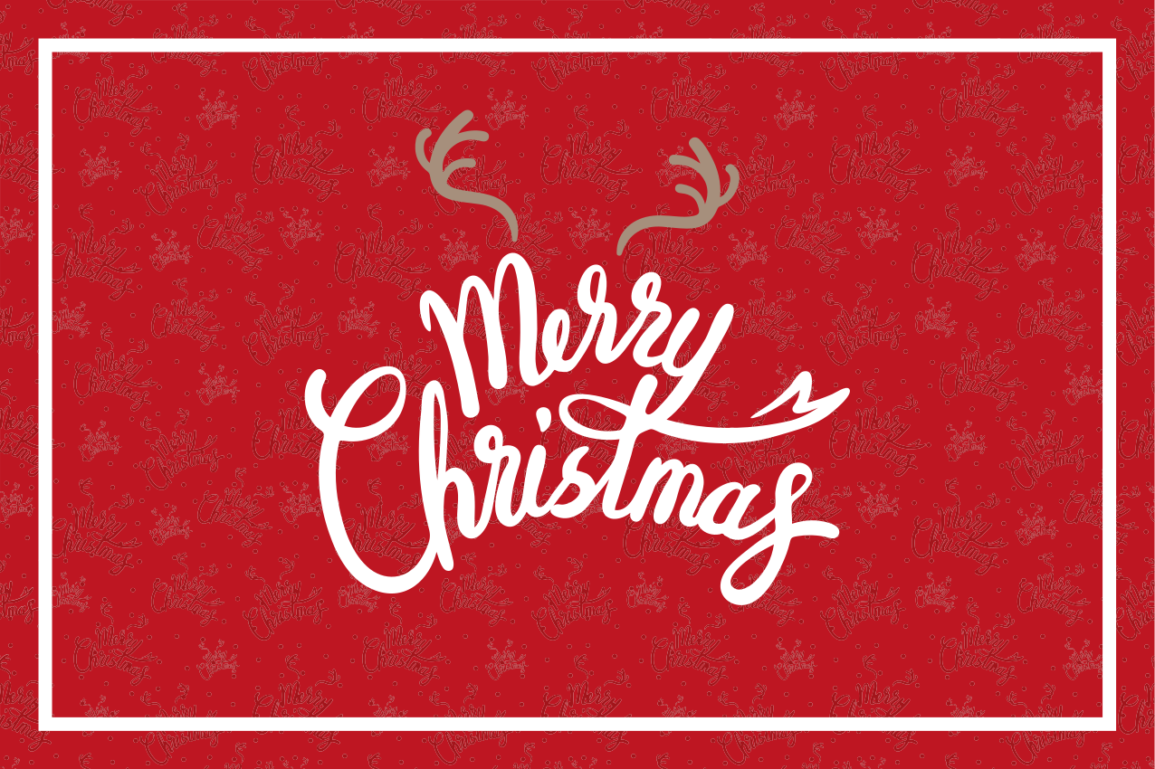 Joyful christmas greeting božični pogrinek - TenStickers