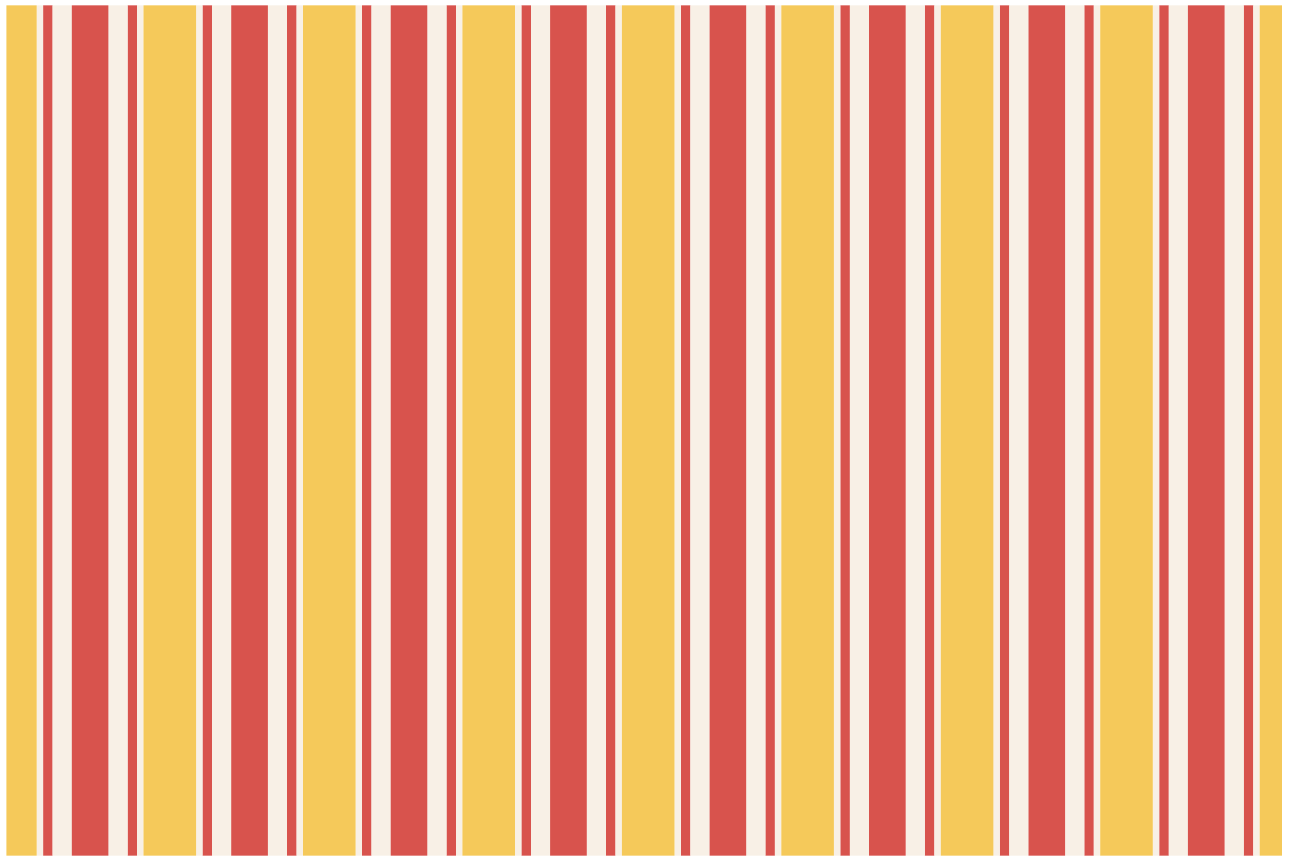 Colorful striped pattern otroški pogrinjek za mizo - TenStickers