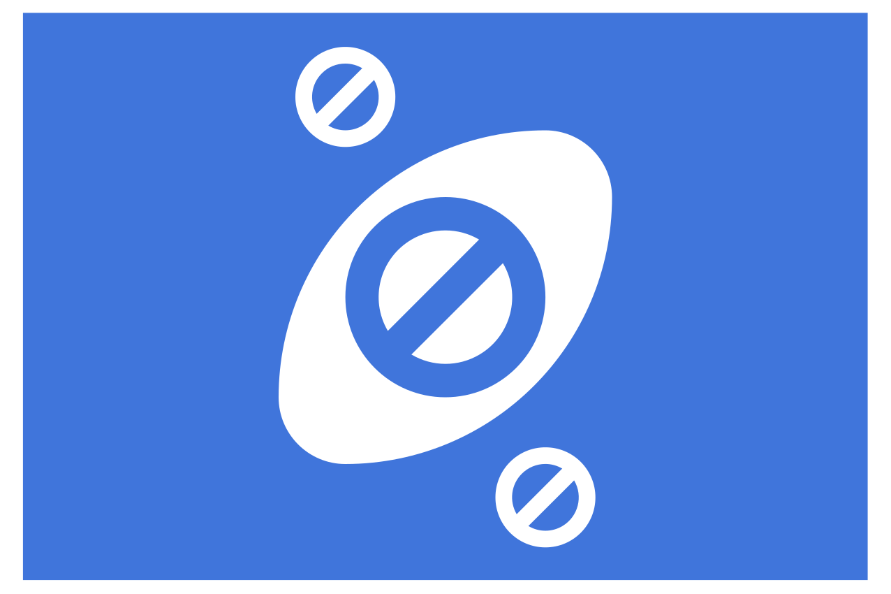 Minimalist blue accent moderno preprogo - TenStickers