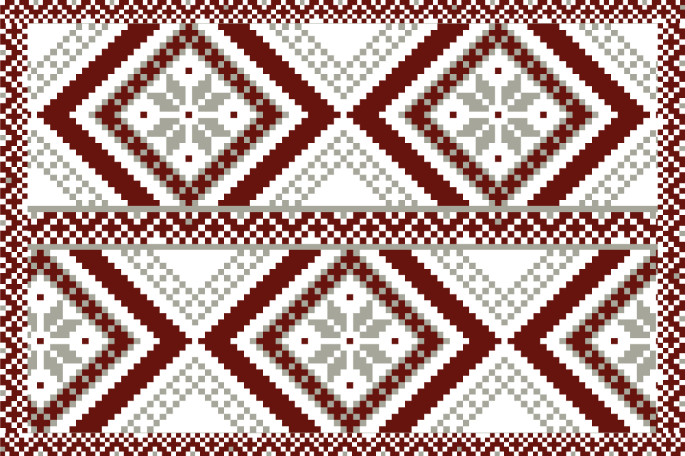 Geometric textured pattern teksturna pogrinjek - TenStickers