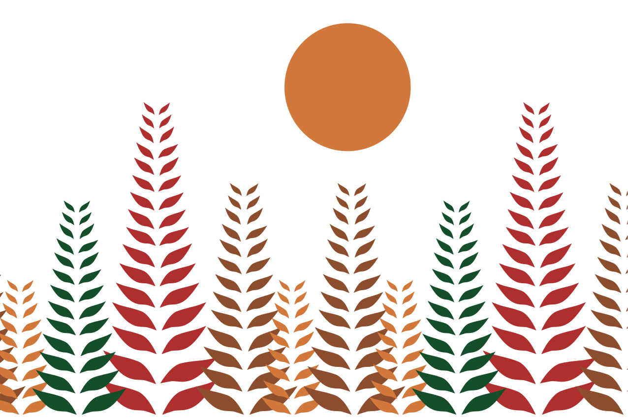 Stylish leaf motif moderno podložje - TenStickers