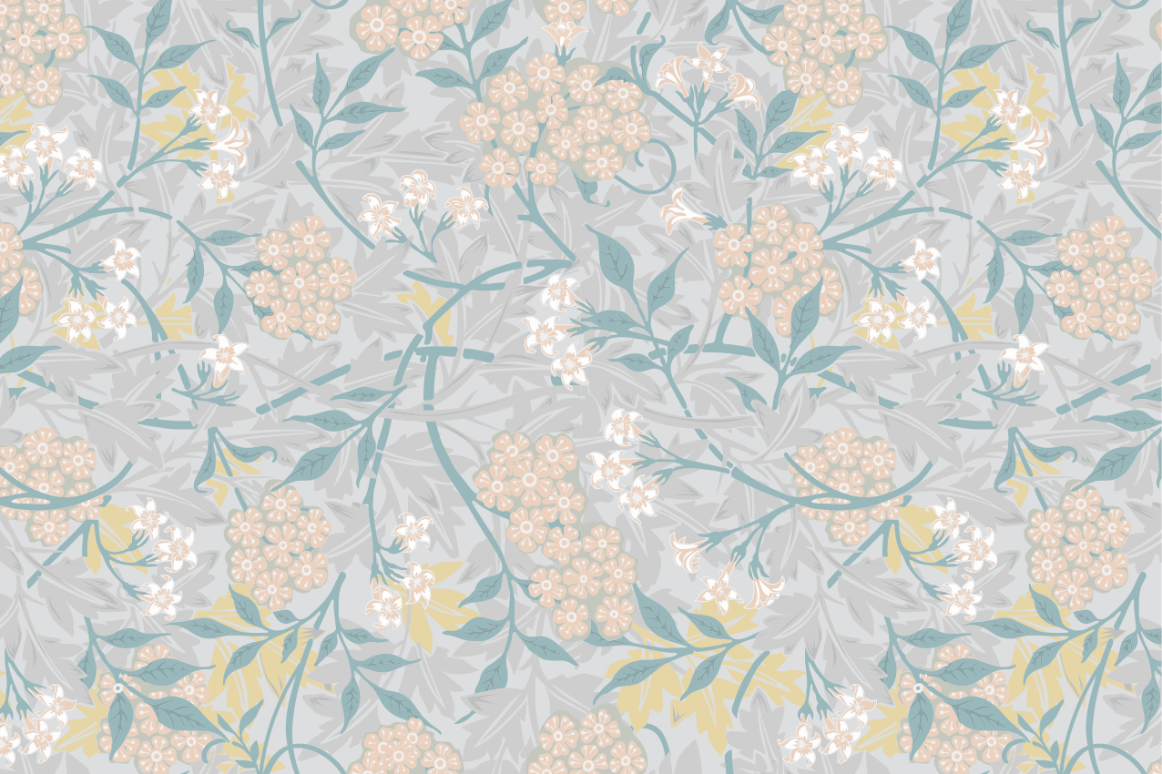 Floral inspired texture teksturna pogrinjek - TenStickers