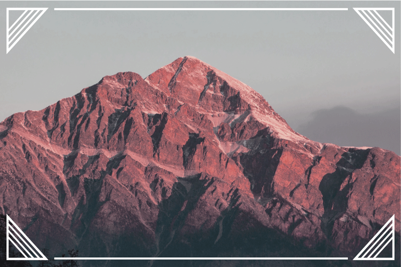 Mountain landscape serenity sodobno prekrivanje - TenStickers