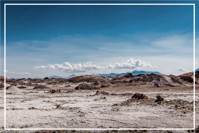 Desert landscape scene sodobno mizo postavitev - TenStickers