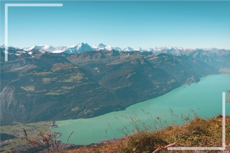 Zasnežene gore Izvirna jedilna podloga - TenStickers