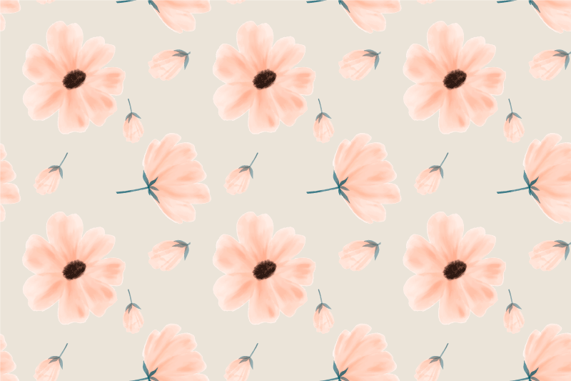 Floral inspired table arrangement izvirna jedilna podloga - TenStickers