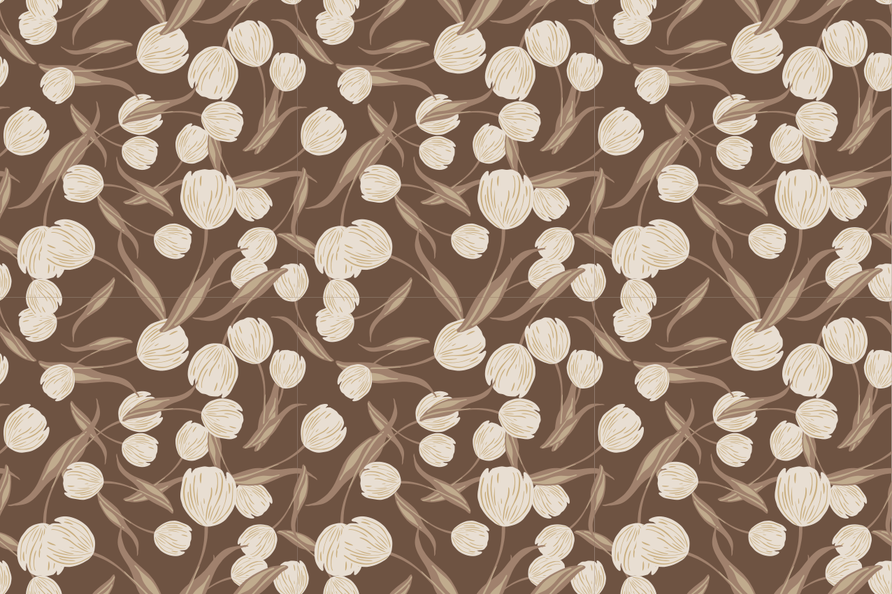 Botanical print table cover izvirna jedilna podloga - TenStickers