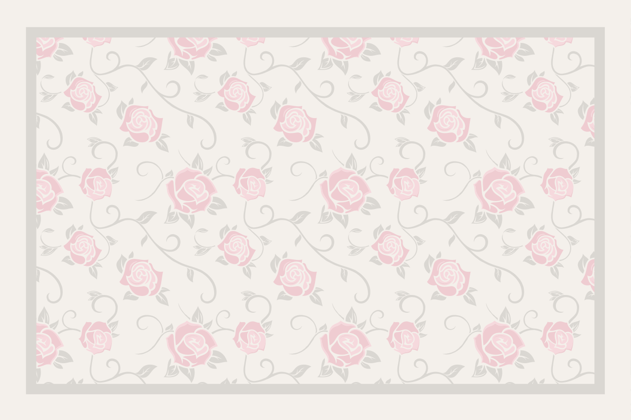 Botanical motif backdrop teksturni pogrinjek - TenStickers