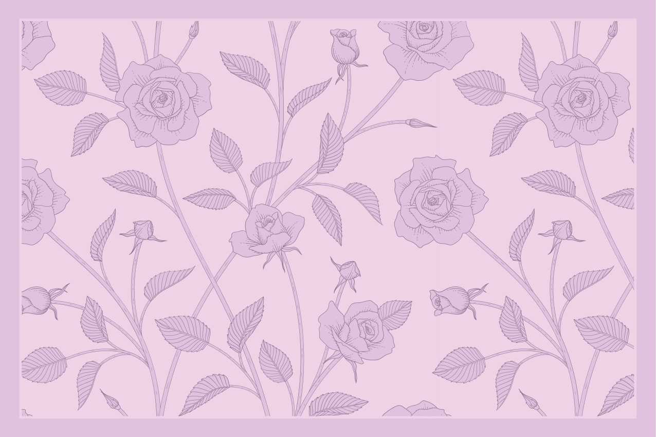 Elegant rose pattern teksturni pogrinjek - TenStickers