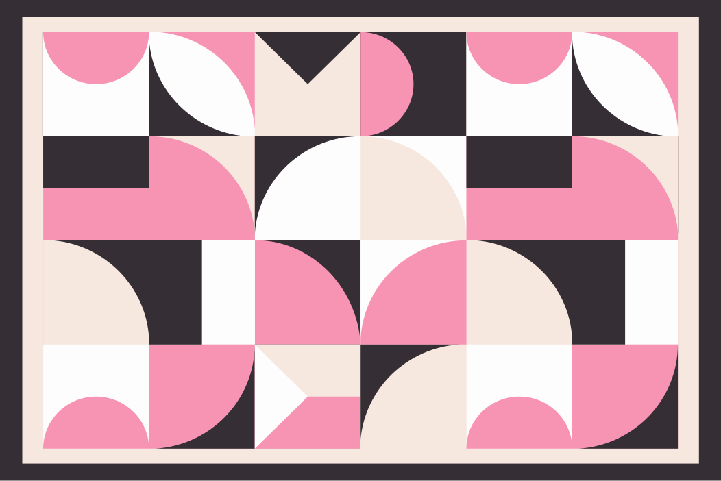 Geometric patterned placemat sodobno prostiranje - TenStickers