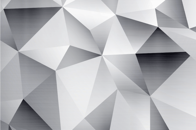 Srebrne kozmične geometrijske teksturirane pogrinjke - TenStickers