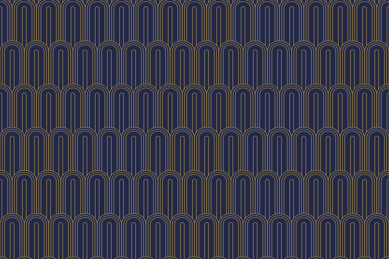 Elegantne ukrivljene linije modernih prtov - TenStickers